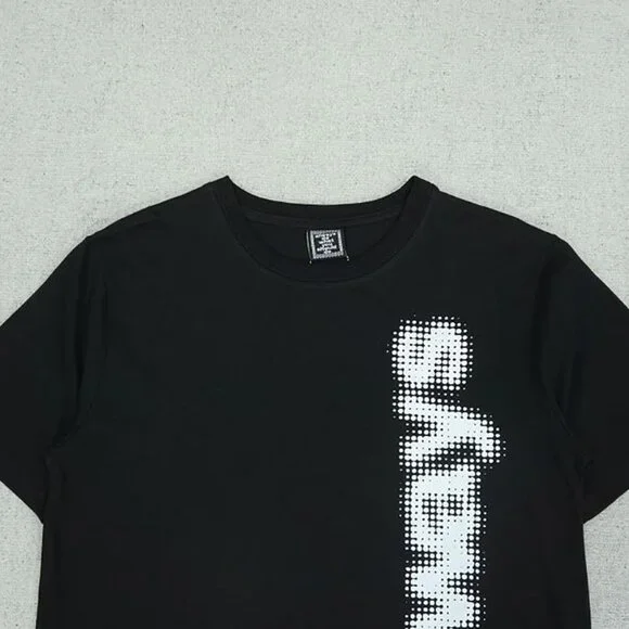 Always Black Pop Lettering Short Sleeve T Shirt